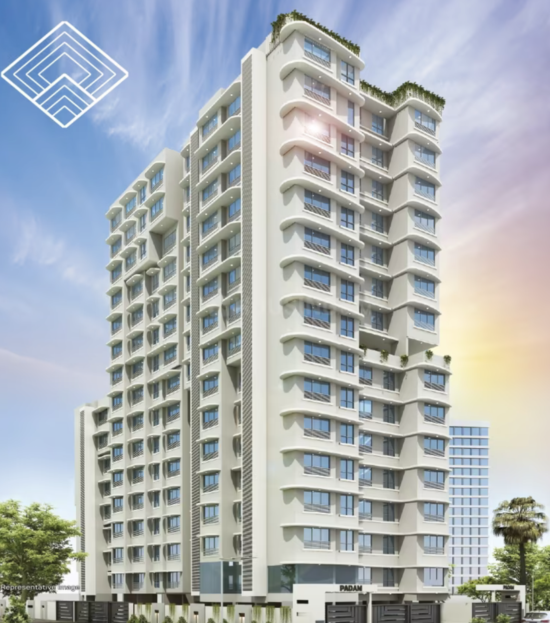building the best building in borivali west with scenic views and layout as per vastu
